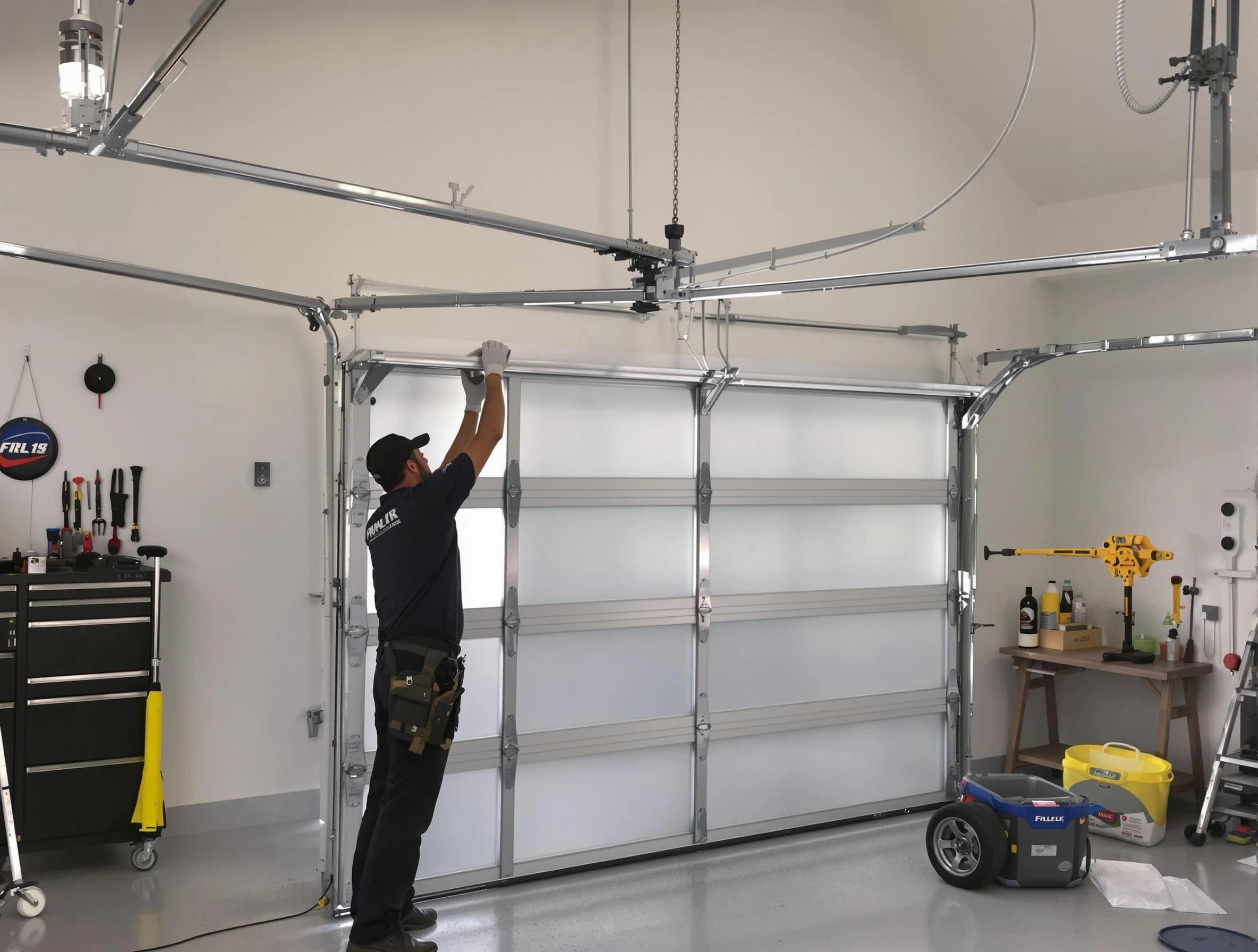 Saugus Garage Door Repair certified team performing precision garage door installation in Saugus
