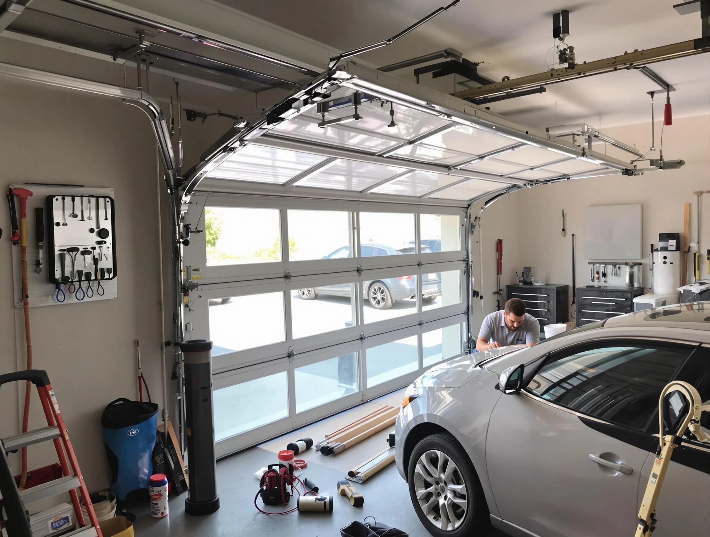 Garage door noise reduction service by Saugus Garage Door Repair in Saugus