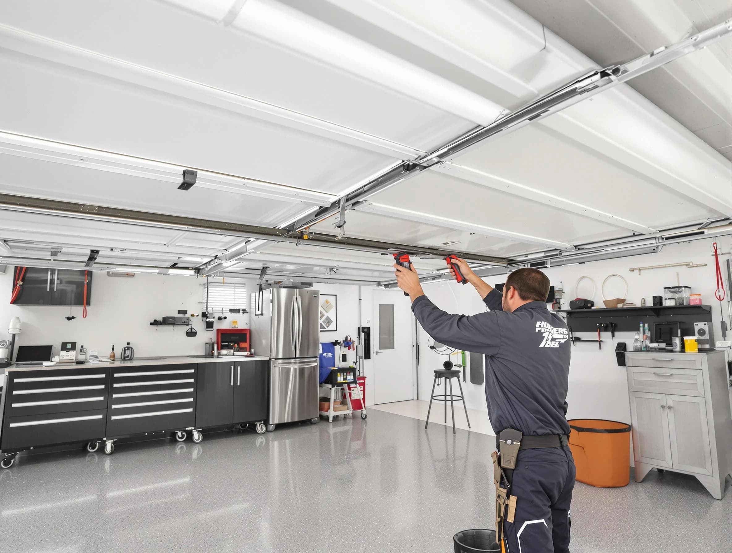 Overhead garage door repair service by Saugus Garage Door Repair in Saugus