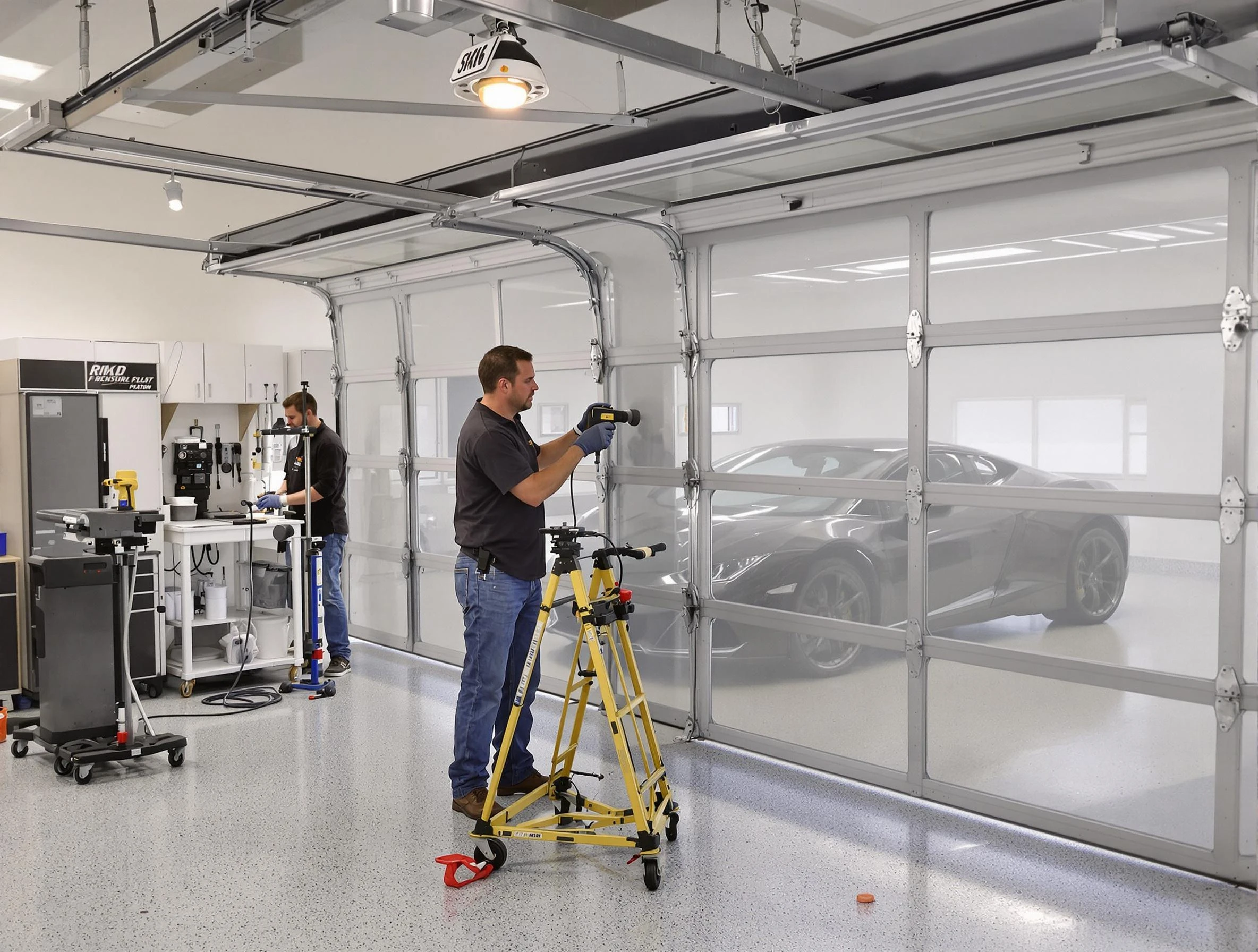 Garage Door Dents Repair in Saugus