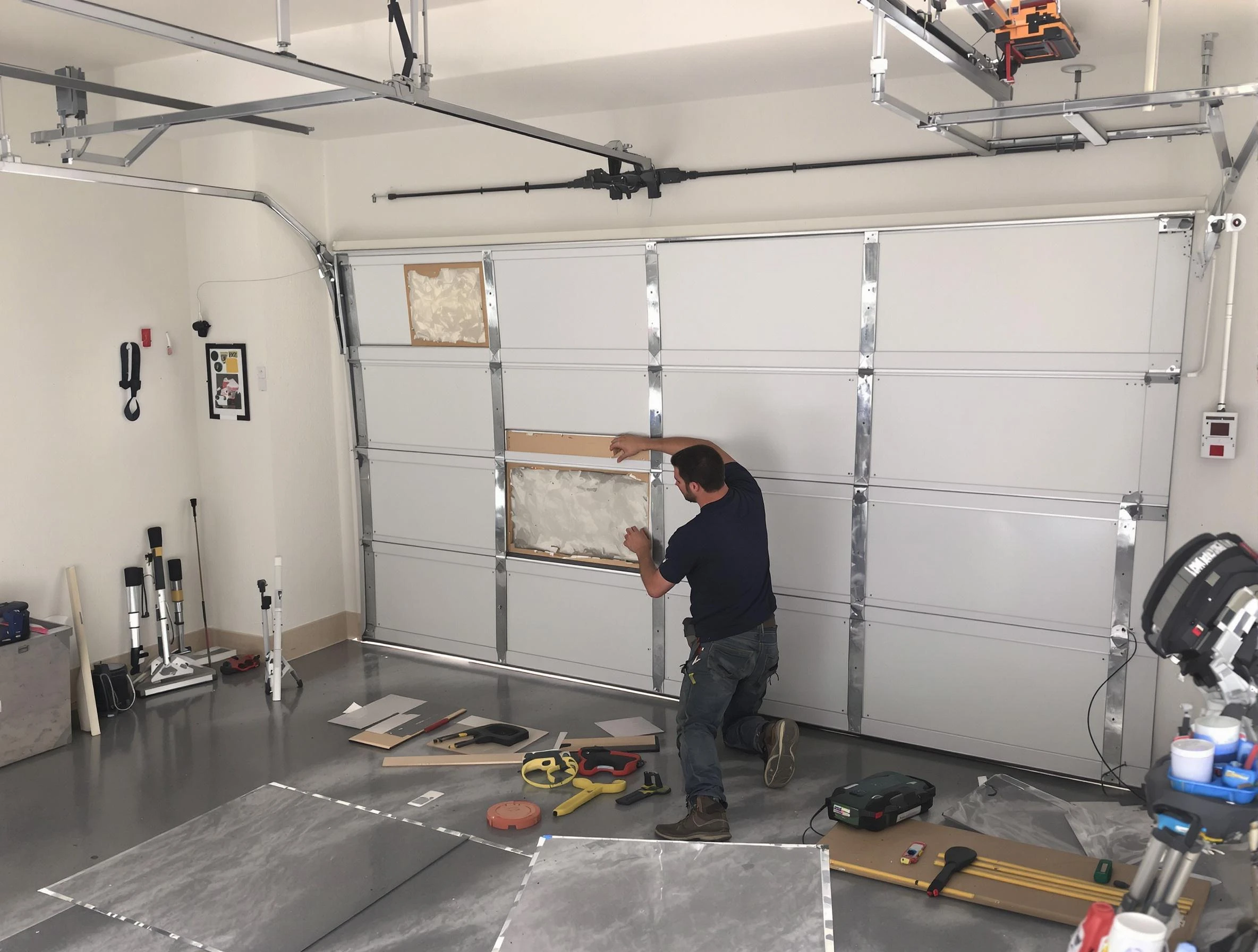 Garage Door Panel Repair in Saugus