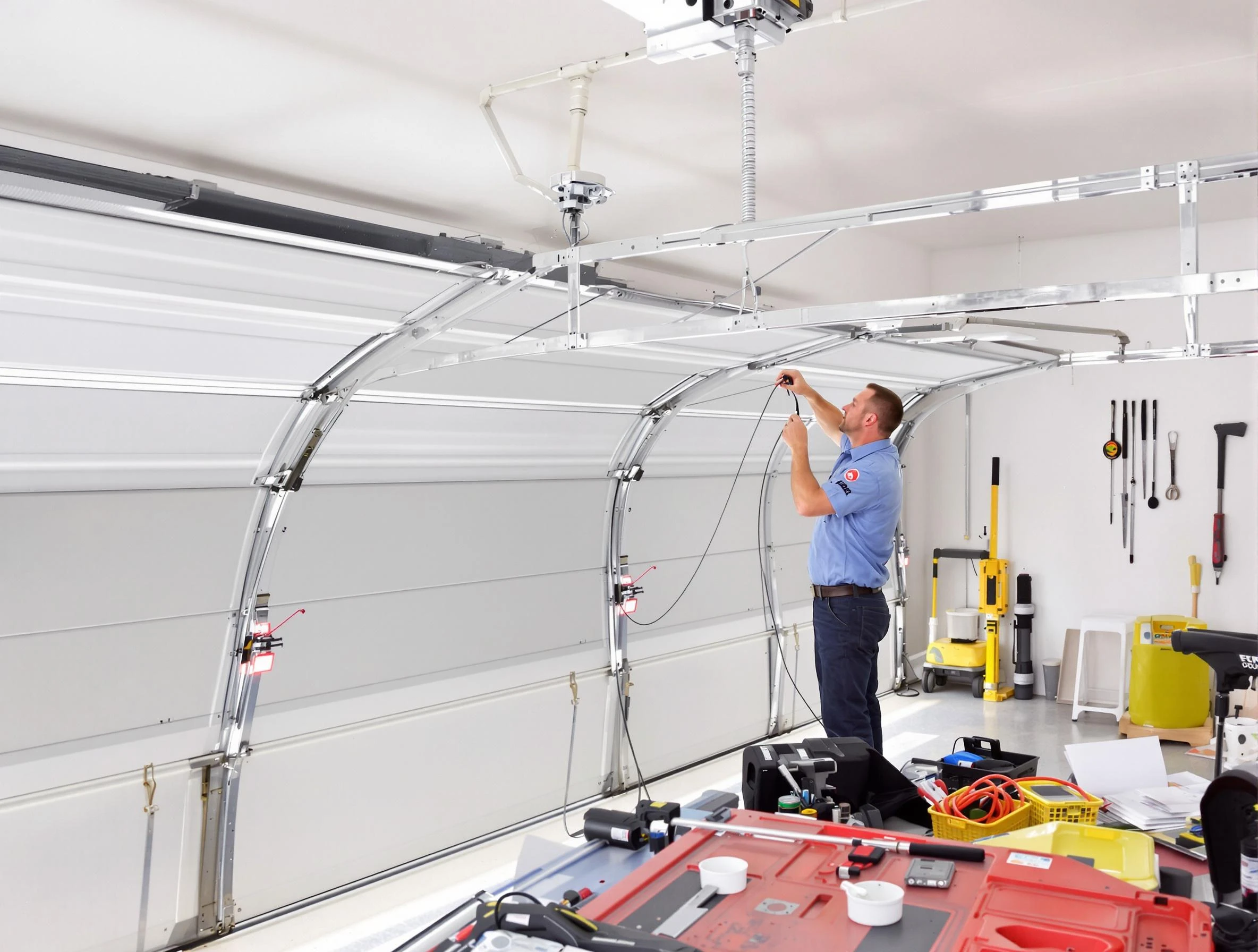 Garage door cable repair service by Saugus Garage Door Repair in Saugus
