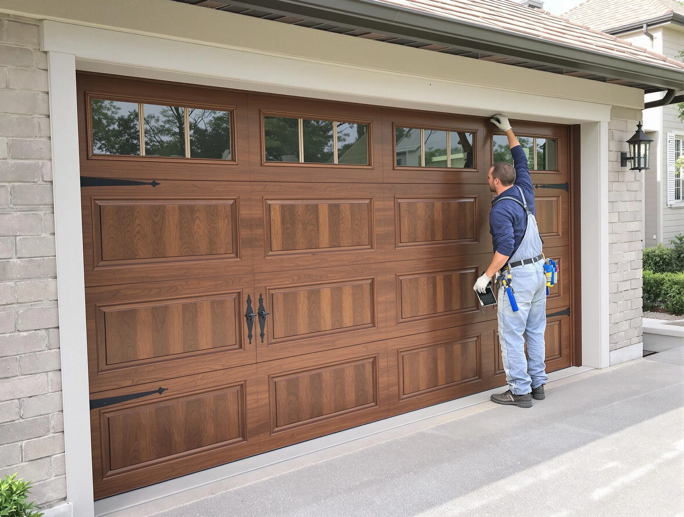 Custom garage door showcase by Saugus Garage Door Repair in Saugus