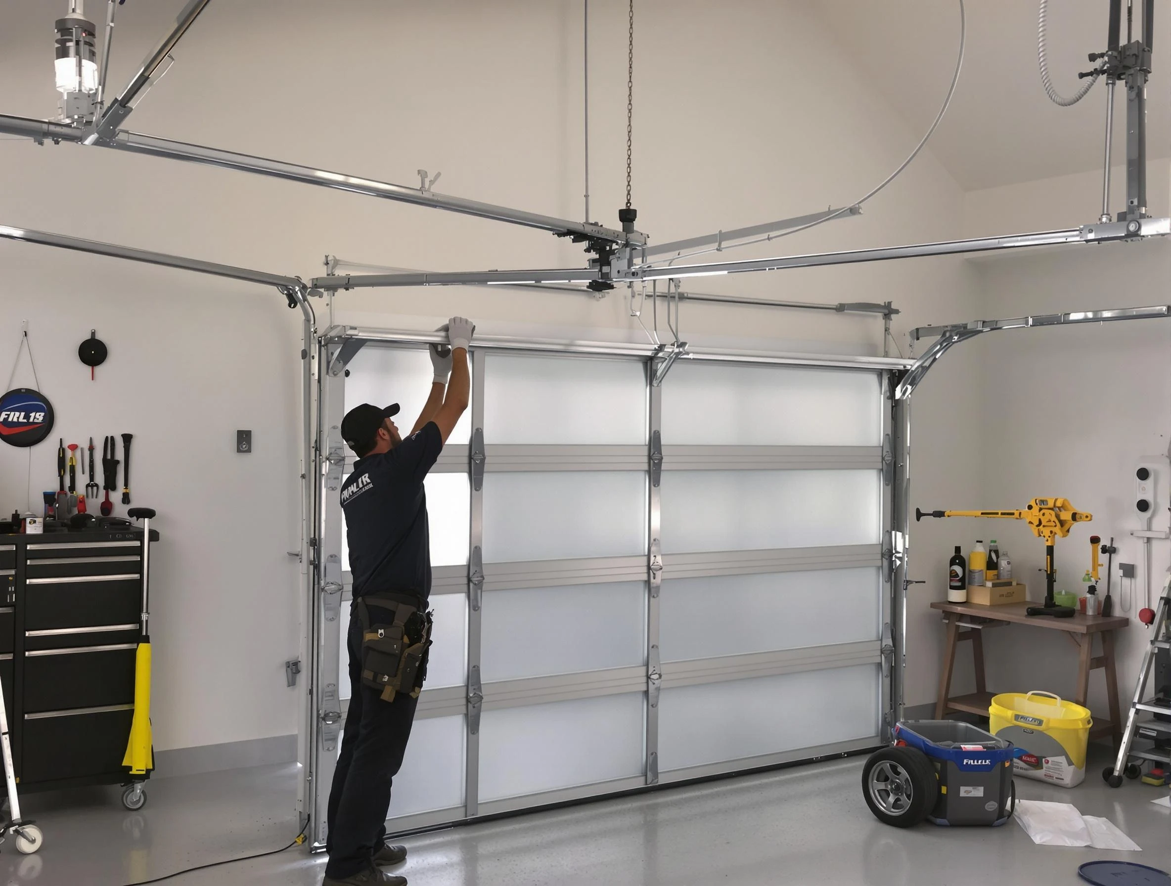 Saugus Garage Door Repair certified team performing precision garage door installation in Saugus