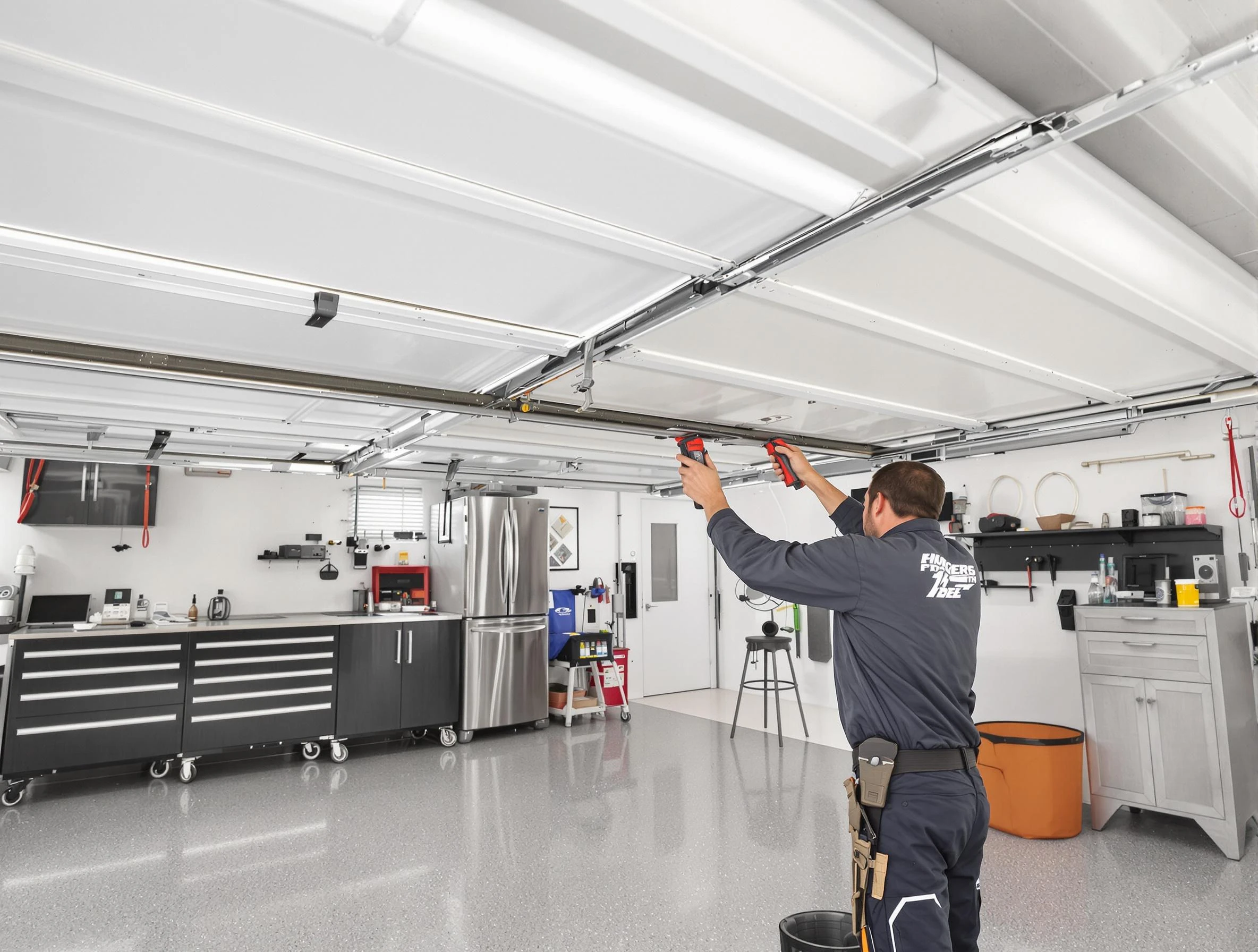 Overhead garage door repair service by Saugus Garage Door Repair in Saugus