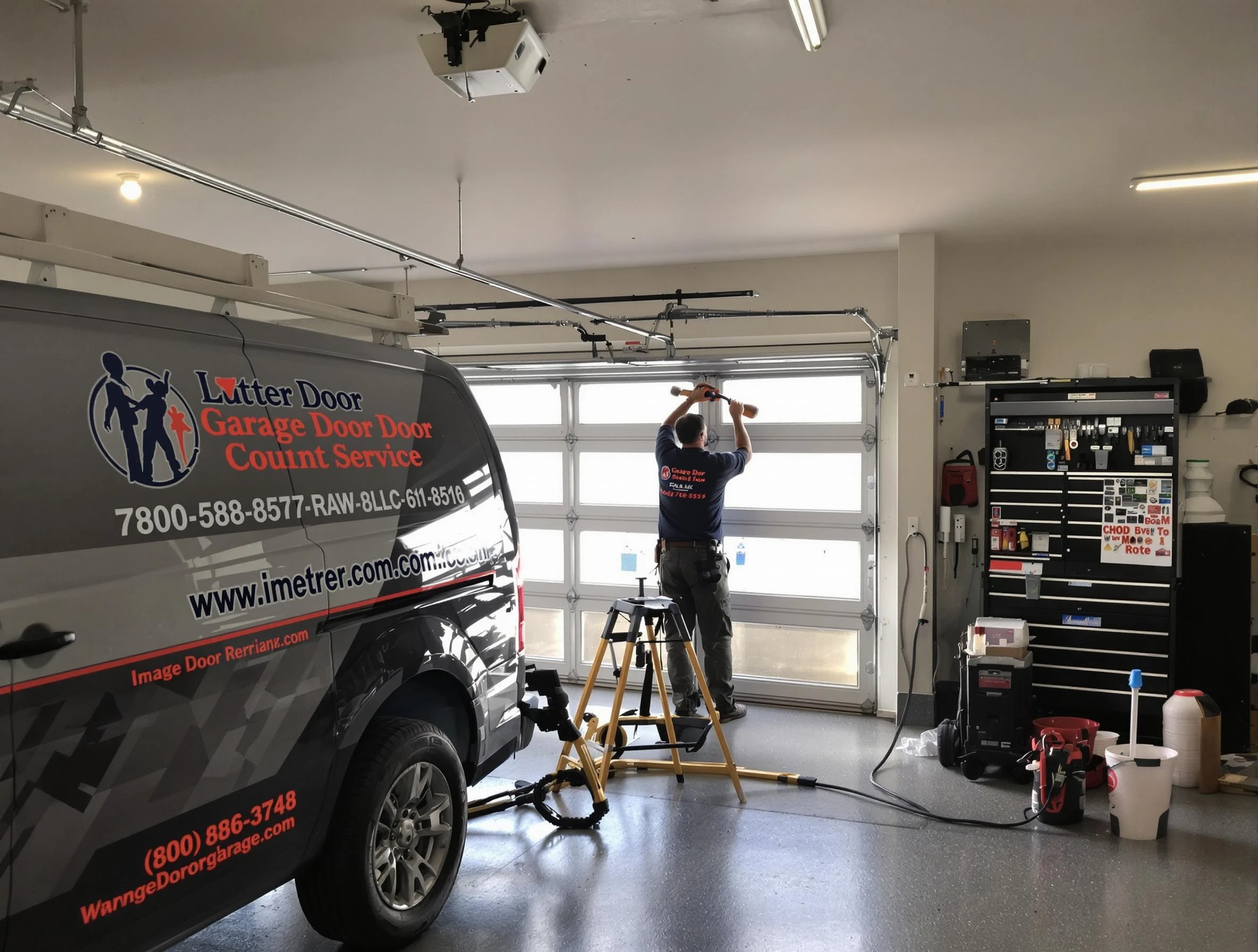 Saugus Garage Door Repair rapid response team performing same-day repair in Saugus